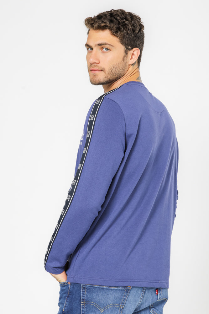 סווטשירט לגברים LOUNGE CREWNECK בצבע כחול