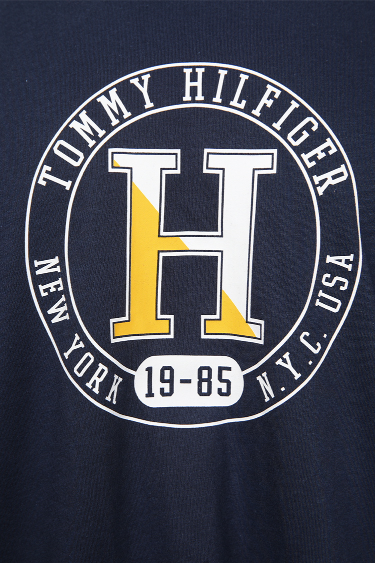 טישירט לגברים HEATHER בצבע נייבי