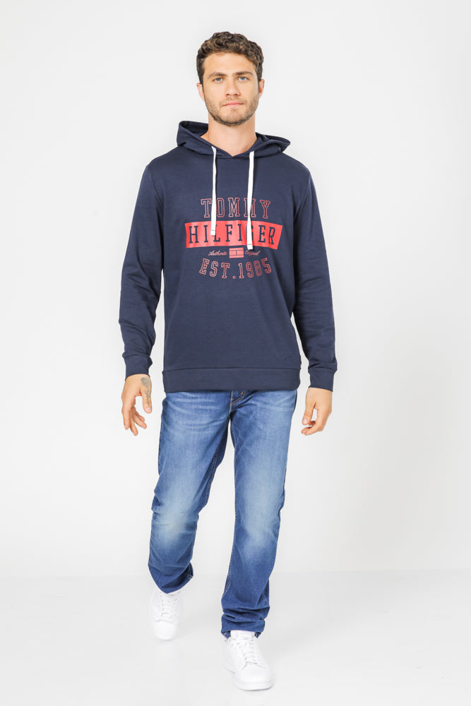 סווטשירט לגברים FRENCH TERRY בצבע נייבי