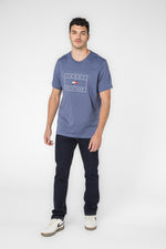 טישירט לגברים עם הדפס 