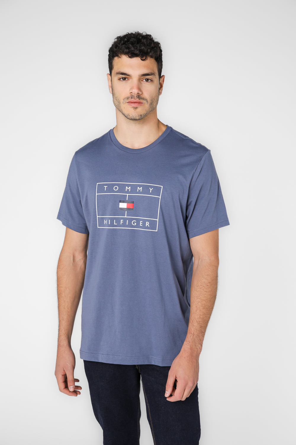 טישירט לגברים עם הדפס 