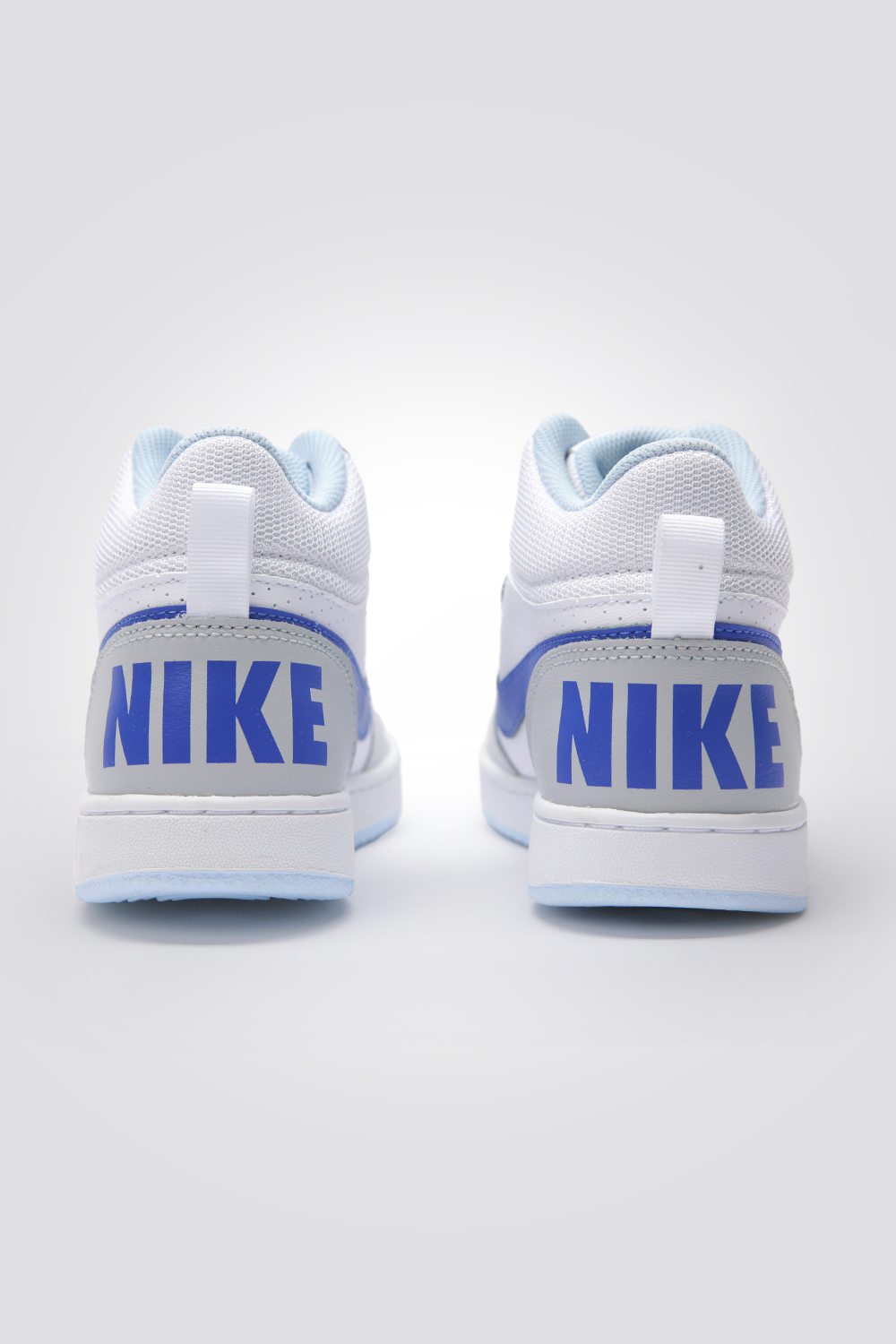 סניקרס לילדים Court Borough Mid בצבע לבן וכחול