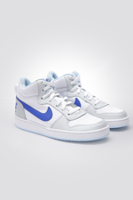 סניקרס לילדים Court Borough Mid בצבע לבן וכחול