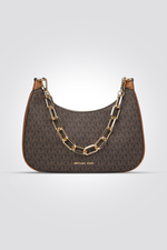 תיק יד לנשים בצבע חום