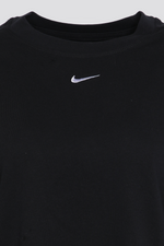 טישירט Essential שרוולים ארוכים בצבע שחור