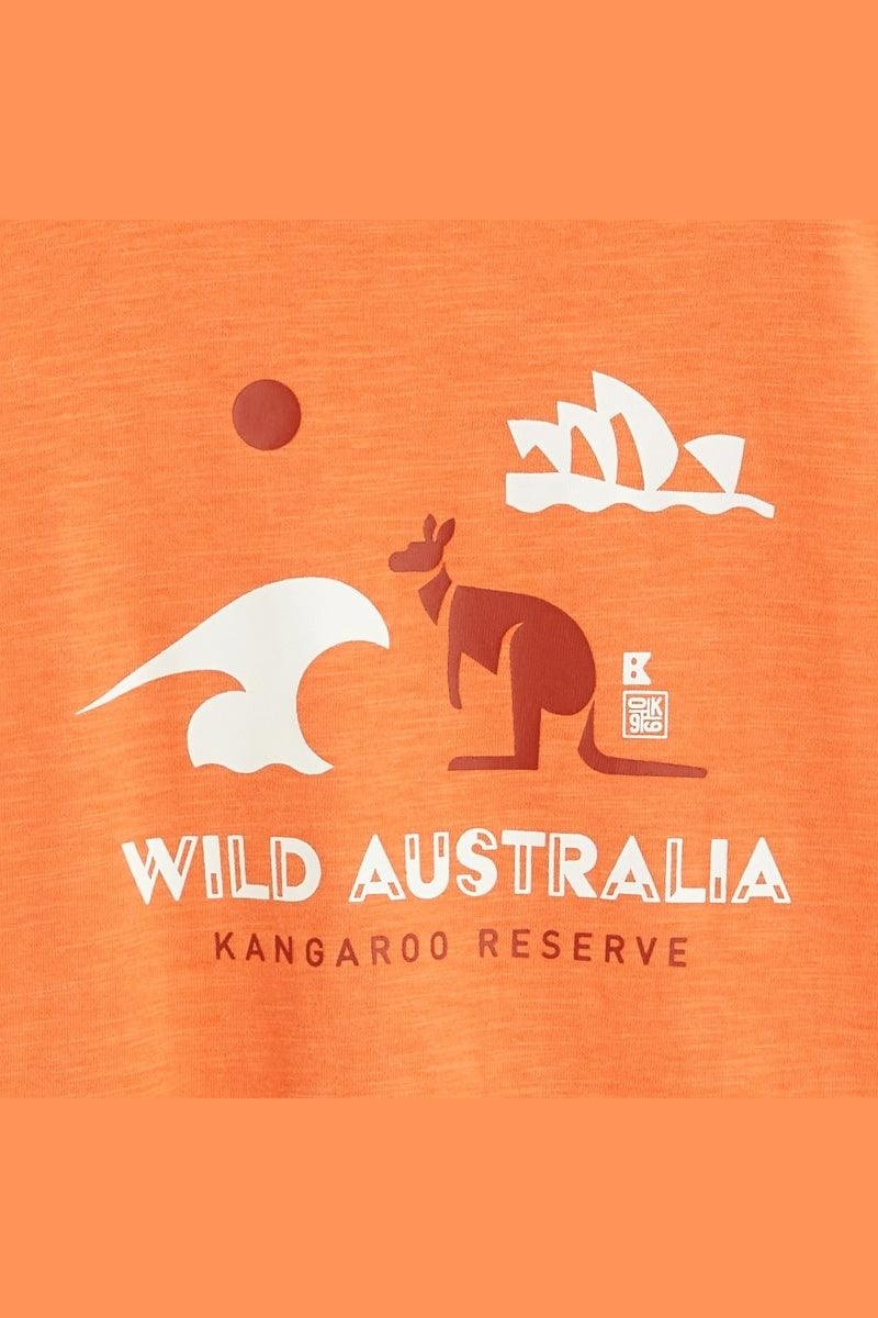 טישירט קצרה לילדים בצבע כתום - MASHBIR//365