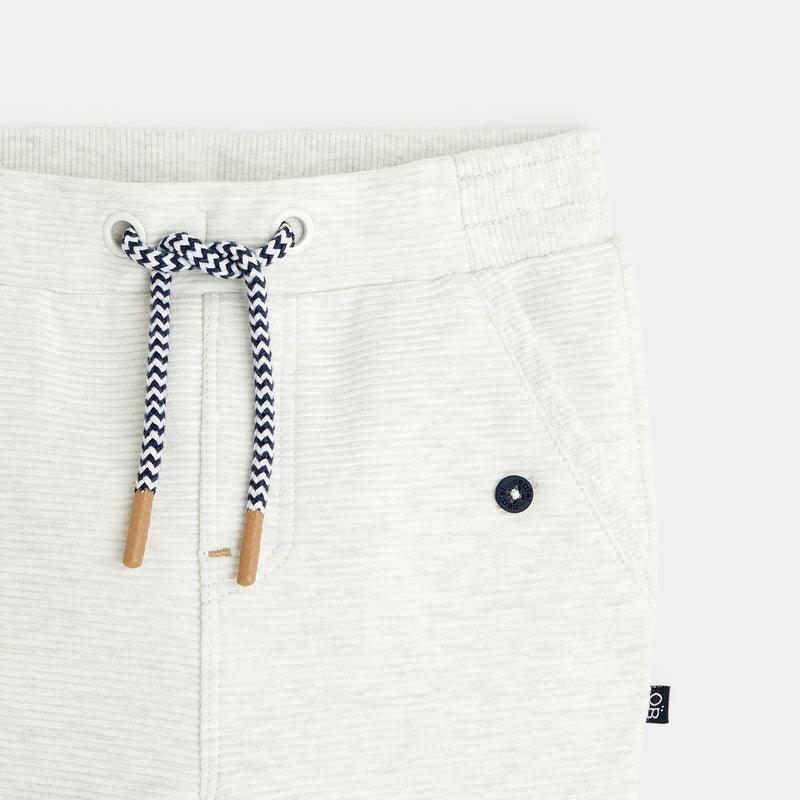 מכנסיים ארוכים לתינוקות בצבע אפור בהיר - MASHBIR//365