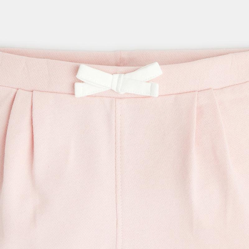 מכנסיים קצרים בצבע ורוד בהיר לתינוקות - MASHBIR//365