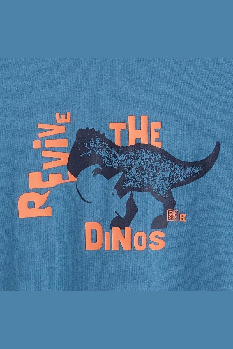 טישירט קצרה לילדים בצבע כחול - MASHBIR//365