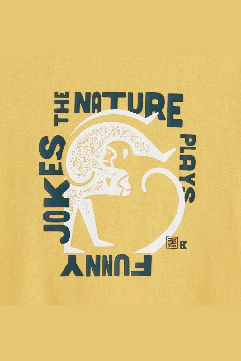 טישירט קצרה לילדים בצבע צהוב - MASHBIR//365