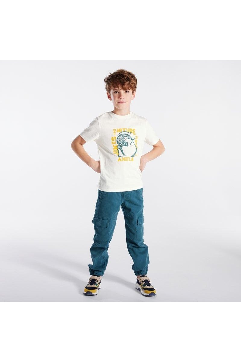 טישירט קצרה לילדים בצבע לבן - MASHBIR//365