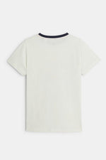 טישירט קצרה לילדים בצבע OFF WHITE - MASHBIR//365