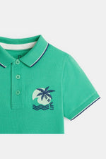 חולצת פולו לילדים בצבע ירוק - MASHBIR//365