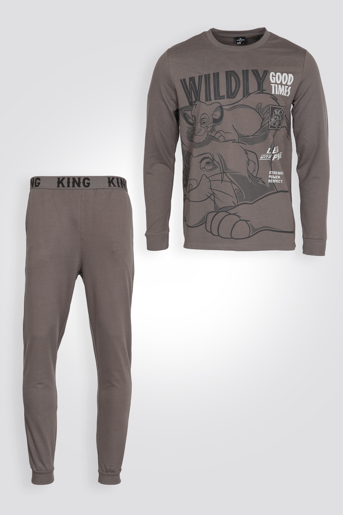 סט פיג'מה ארוכה מלך האריות | דלתא