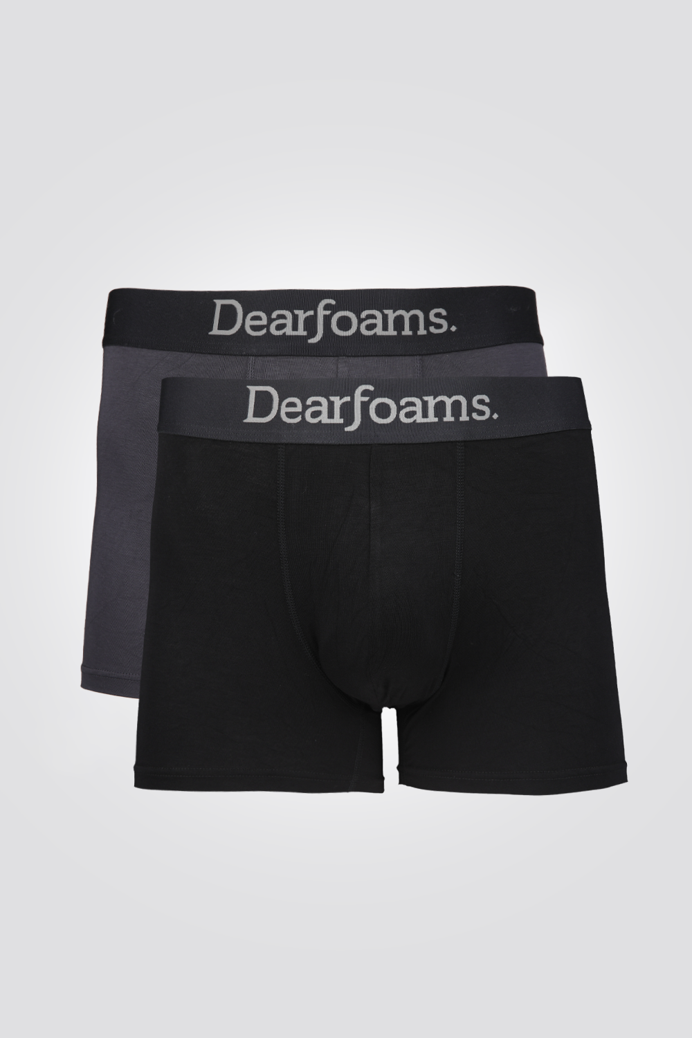 מארז בוקסרים לגבר בצבעים שחור אפור