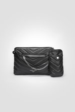 תיק צד דמוי עור לנשים DAYANA בצבע שחור