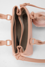 תיק יד לנשים בצבע ניוד 