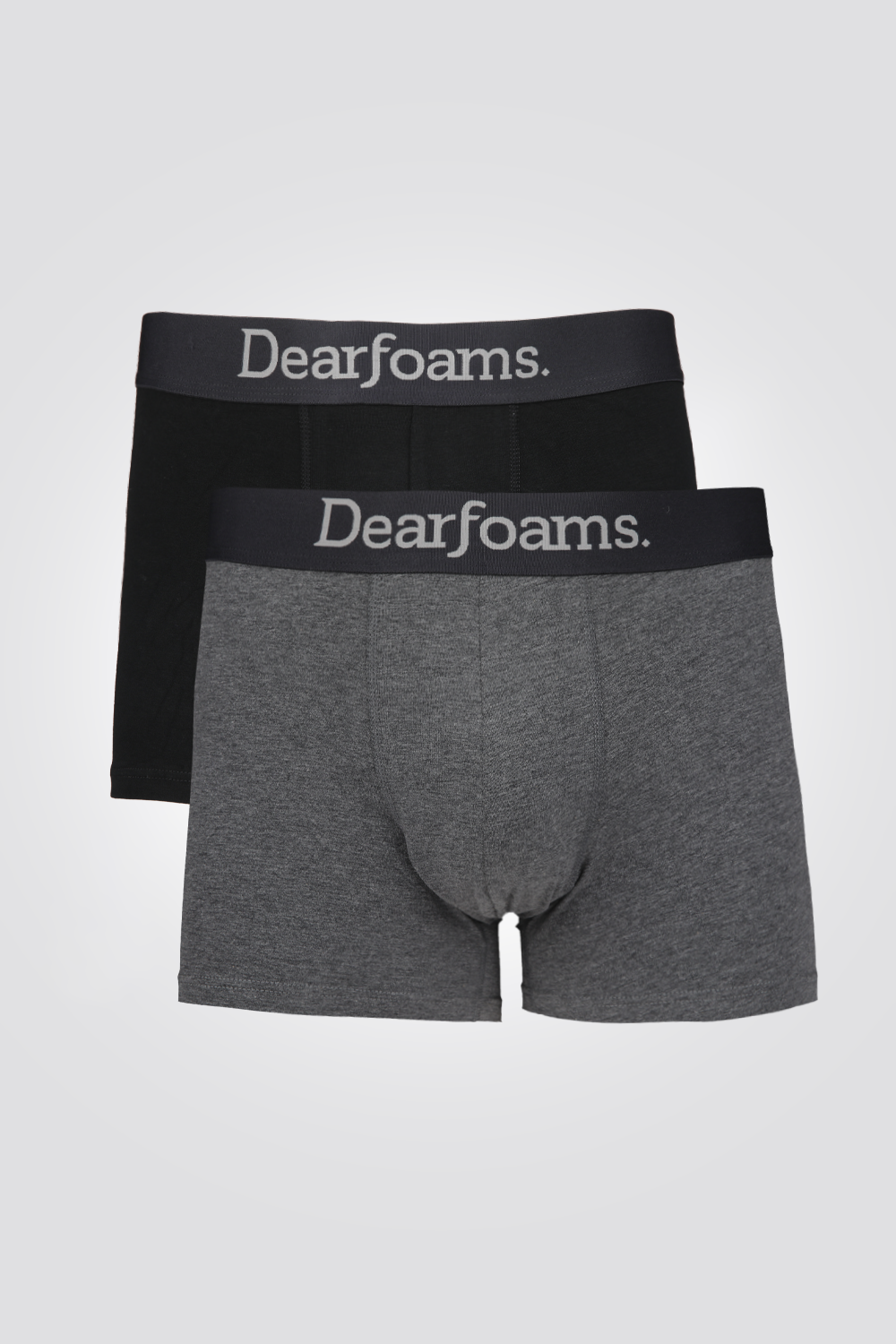 מארז בוקסרים לגבר בצבעים שחור אפור