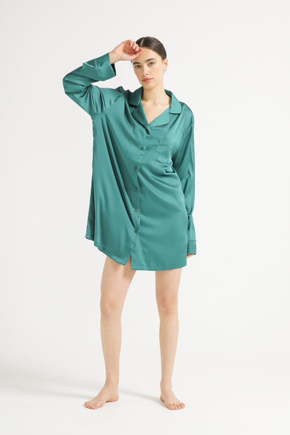 כותונת פיג'מה בגזרה נשפכת | קנת קול