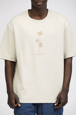 טישירט בגזרת אוברסייז עם הדפס פרח | קנת קול