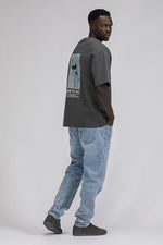 טישירט בגזרת אוברסייז הדפס פרח | קנת קול