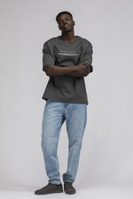 טישירט בגזרת אוברסייז הדפס פרח | קנת קול