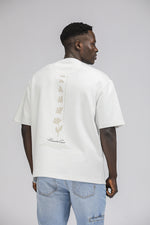 טישירט בגזרת אוברסייז עם הדפס פרח | קנת קול