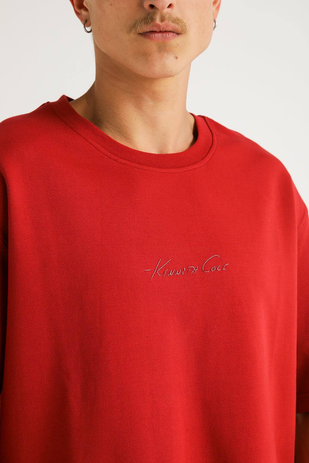 טישירט בגזרת אוברסייז עם הדפס | קנת קול