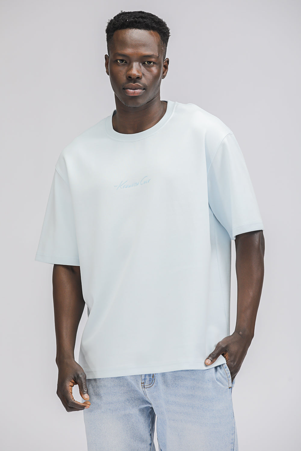 טישירט בגזרת אוברסייז עם הדפס | קנת קול