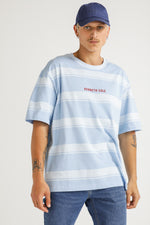 חולצה בגזרת אוברסייז הדפס פסים | קנת קול