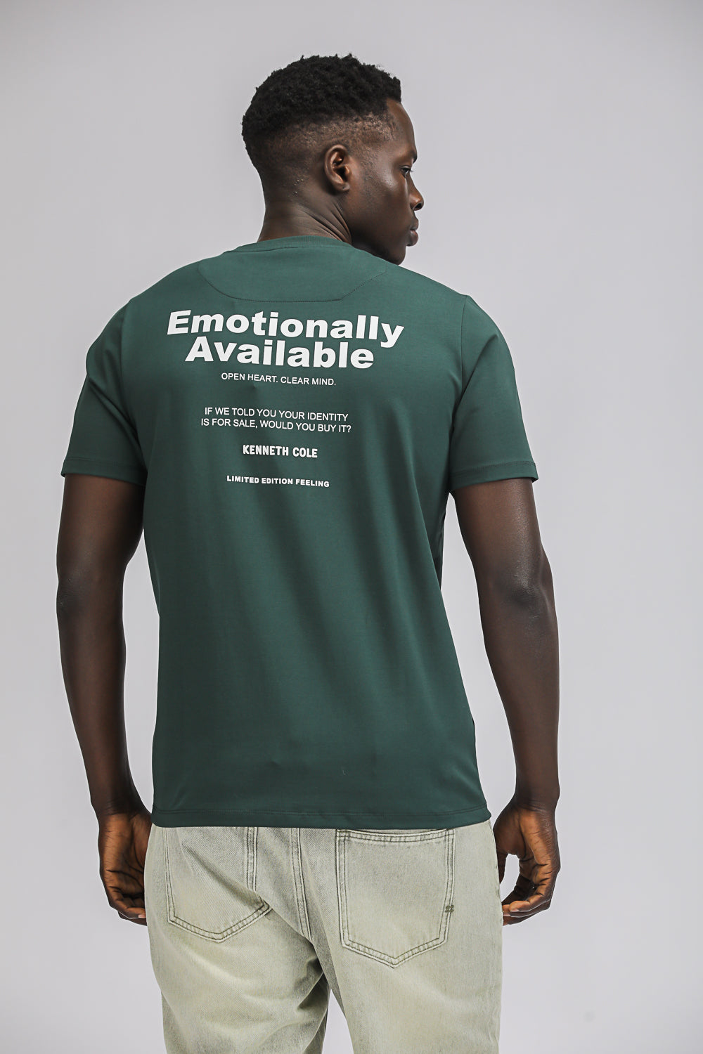 טישירט בגזרת אוברסייז עם הדפס | קנת קול