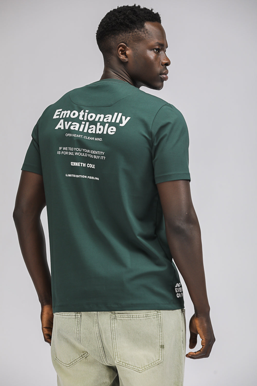 טישירט בגזרת אוברסייז עם הדפס | קנת קול