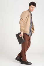 מכנסיים ארוכים בגזרה ישרה לגברים | קנת קול