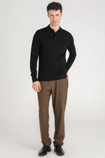 חולצת פולו סריג דק לגברים | קנת קול 