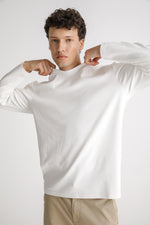 טישירט ארוכה עם הדפס מעוצב לגברים | קנת קול