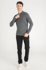 חולצת פולו סריג דק לגברים | קנת קול 