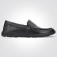 נעלי מוקסין לגברים U Leitan בצבע שחור - 1