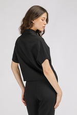 ג'קט בגזרה מחויטת עם שרוולים קצרים | קנת קול