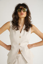 ווסט מחויט לנשים בצבע אבן | קנת קול