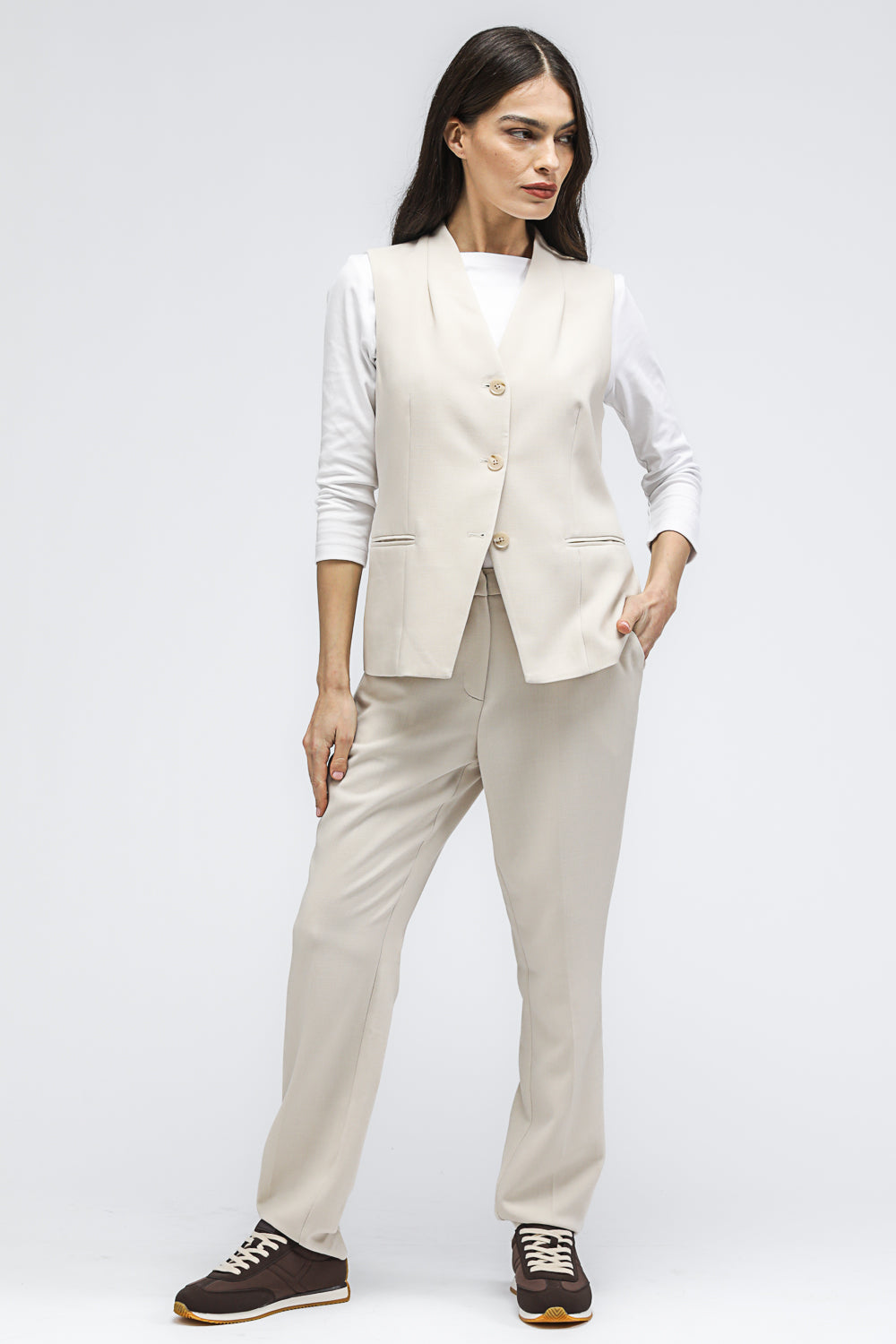 מכנסיים מחויטים בגזרת סיגר | קנת קול 