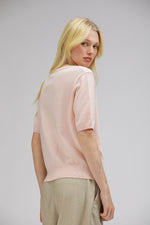 קרדיגן סריג עם שרוולים קצרים | קנת קול