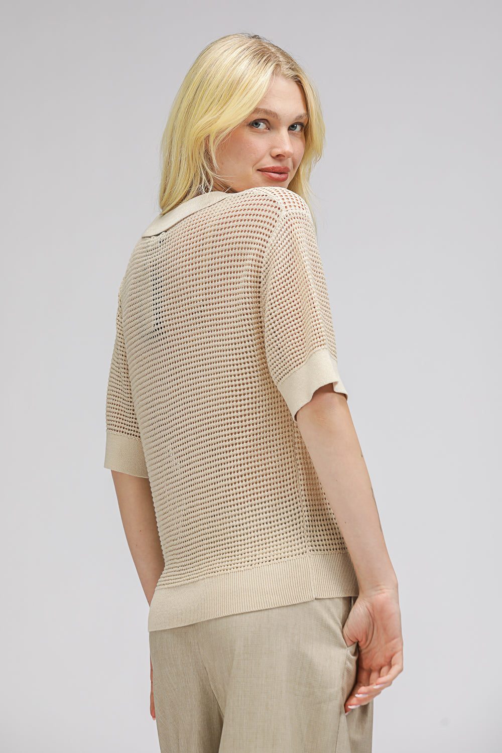 חולצת פולו מבד רשת | קנת קול 