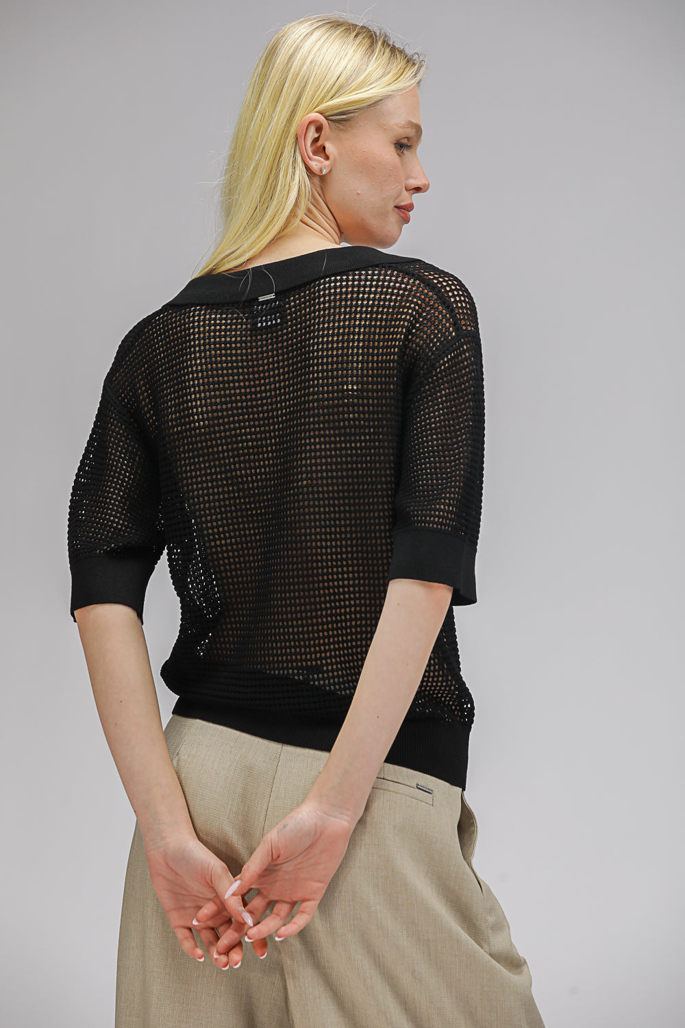 חולצת פולו מבד רשת | קנת קול