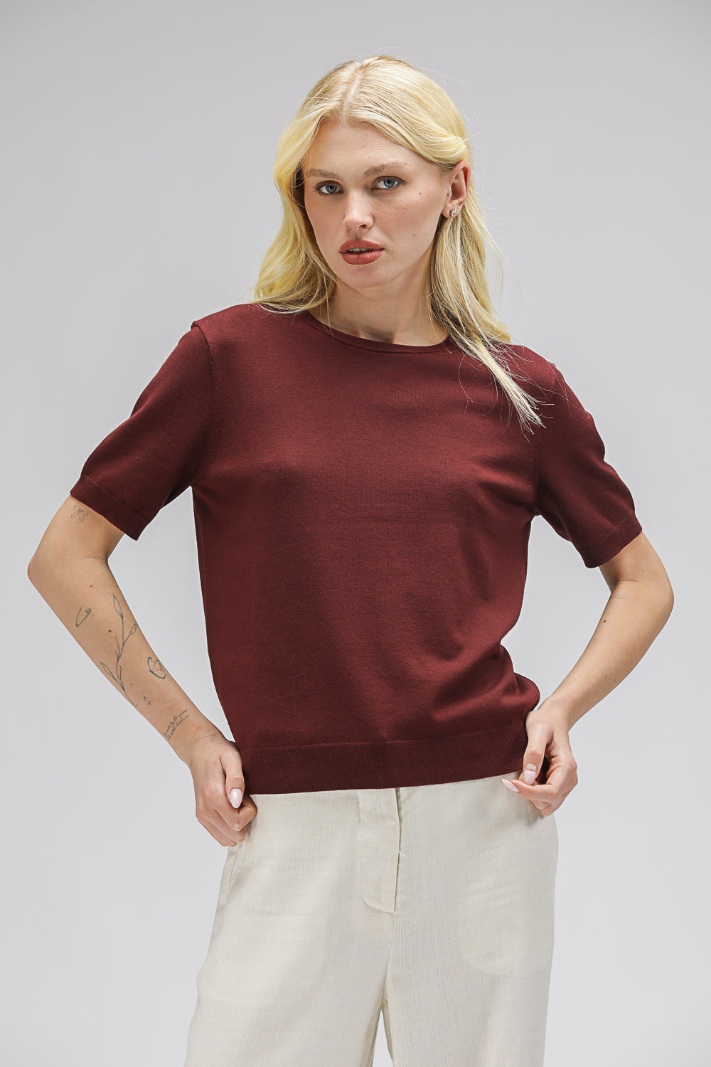 טישירט סרוגה לנשים | קנת קול