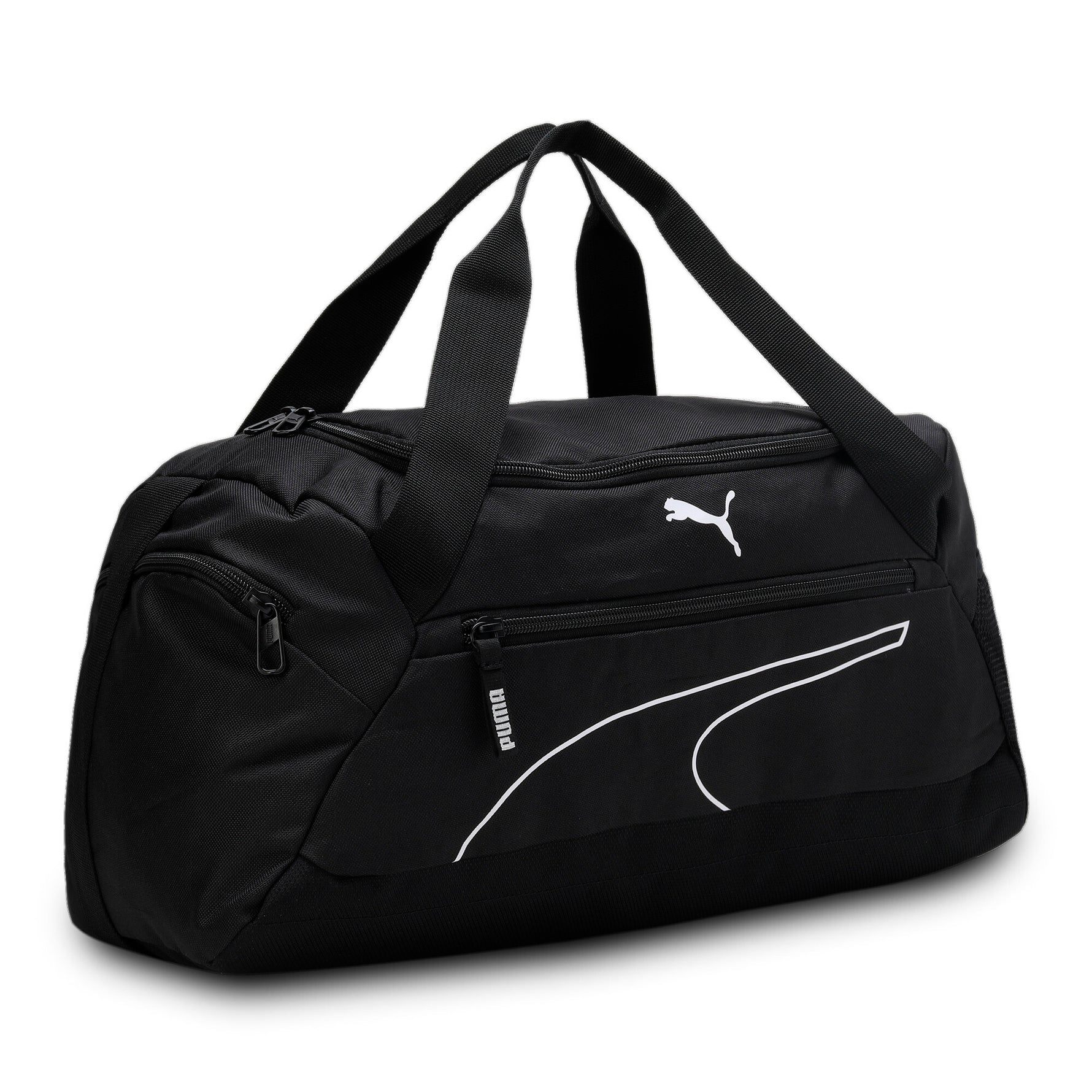 תיק מבית המותג PUMA, בעל רוכסן דו כיווני בתא הראשי שמספק גישה נוחה לפריטים שלך. כיסים קדמיים וצדדים בסגירת רוכסן לשמירה על החפצים שלך בדרך הבטוחה ביותר. רצועת כתף מתכוננת לנשיאה נוחה והתאמה מושלמת