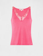 גופיית תחרה בצבע ורוד - MASHBIR//365