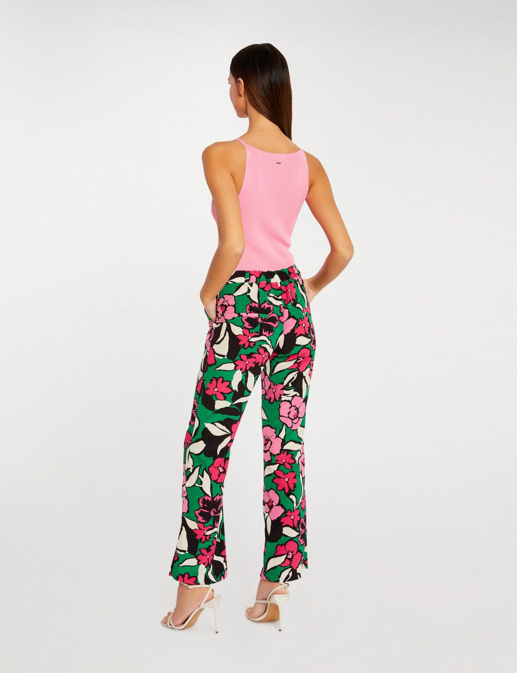 גופייה עם רצועות דקות בצבע ורוד - MASHBIR//365