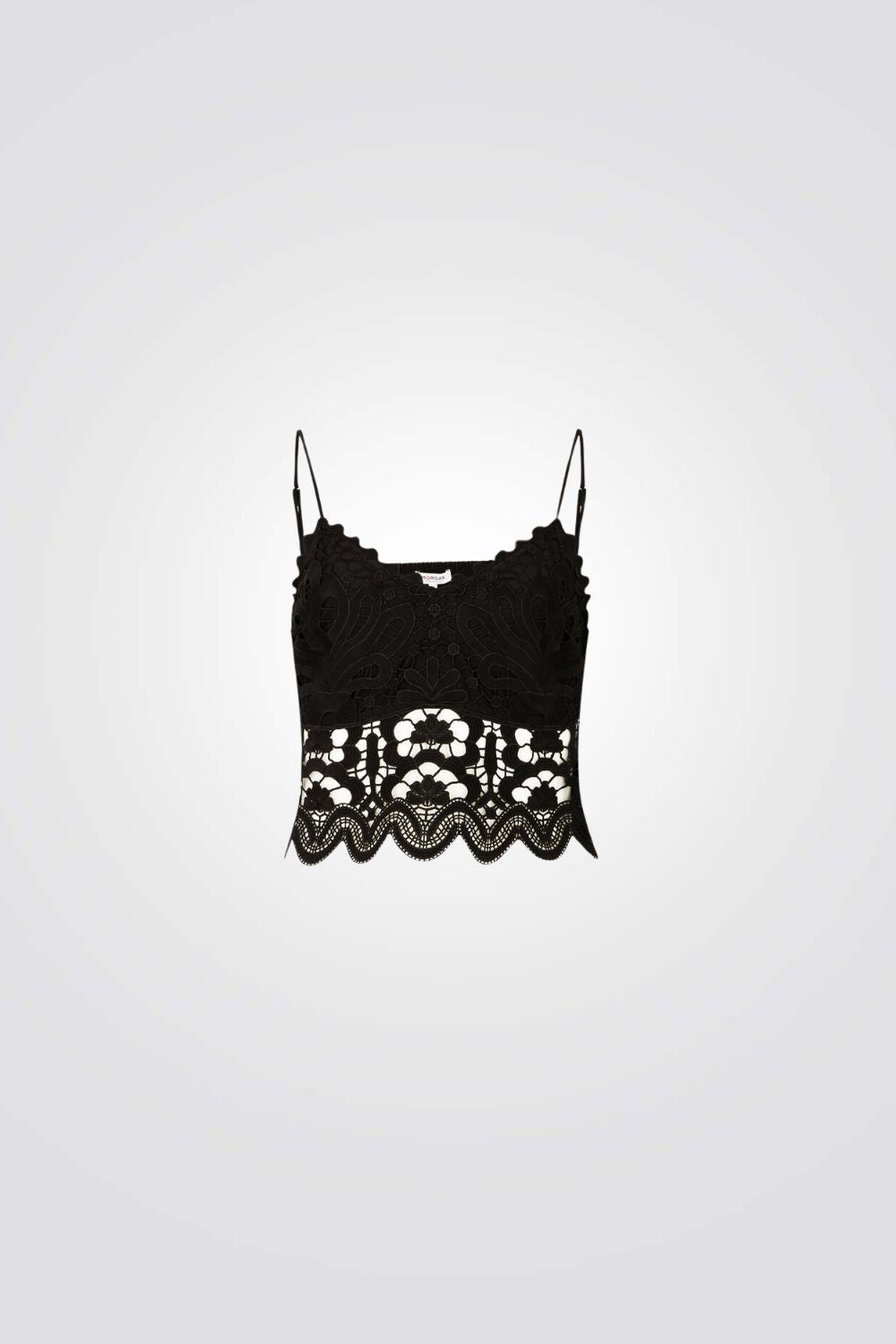 גופיית תחרה קרופ