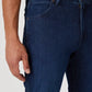 ג’ינס LARSTON בגזרה צרה בצבע כחול כהה - 5