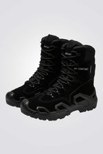 נעליים טקטיות גבוהות בצבע שחור
